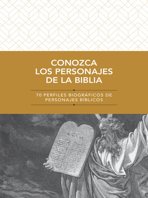 Cover image for Conozca los personajes de la Biblia